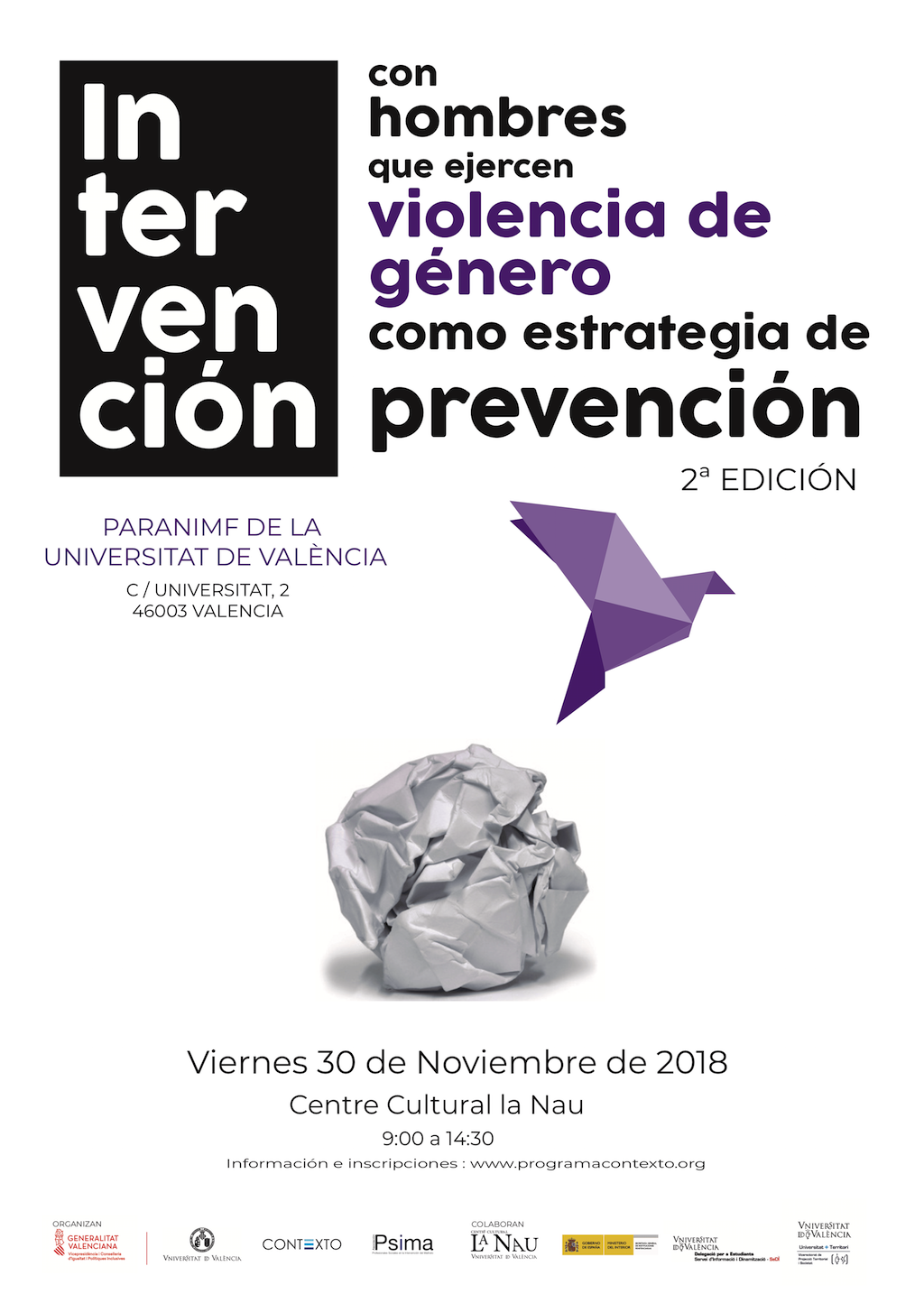 cartel 2 jornadas violencia de genero